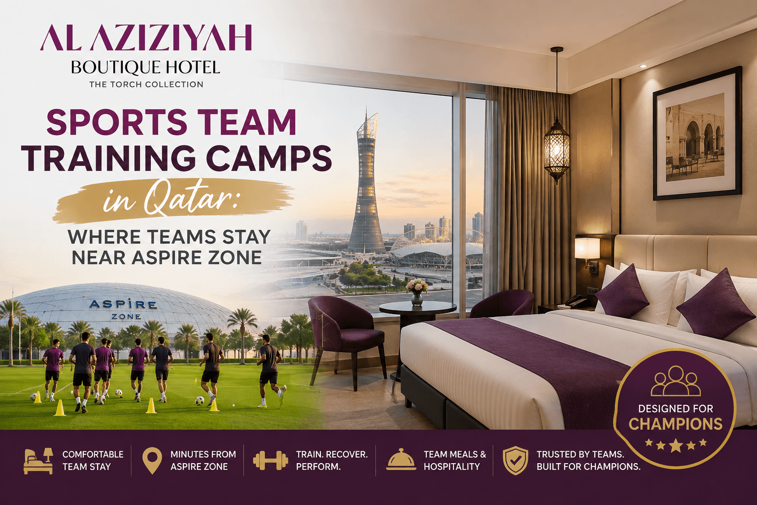 Sports Team Training Camps in Qatar Where Teams Stay Near Aspire Zone